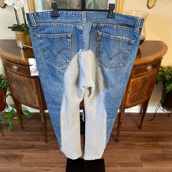 Greg Lauren 50/50 Levi & Joggers - Picture 4 of 9